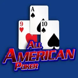 All American Poker online game logo by RTG (Reel Time Gaming) on safekasyno.pl