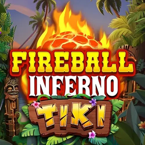 Fireball Inferno Tiki logo by NetEnt at Safe Casino