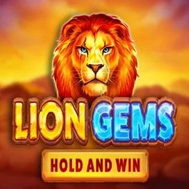 Lion Gems Hold and Win by Playson, showcased at safekasyno.pl – game logo