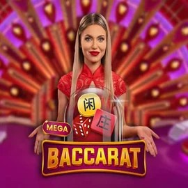 Enjoy Mega Baccarat by Pragmatic Play – logo hosted on safekasyno.pl